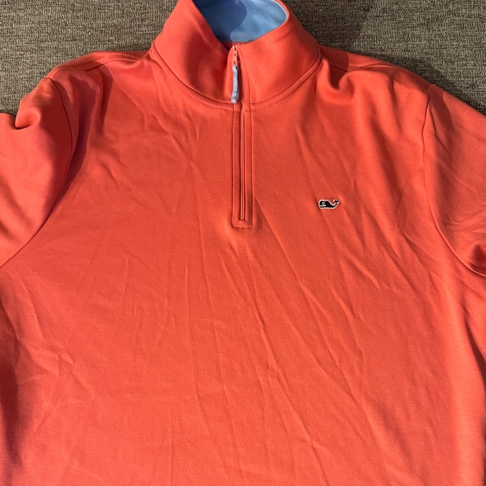 Vineyard Vines Bright Coral Pullover